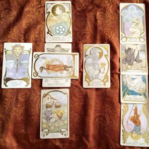 a celtic cross spread for one question tarot reading